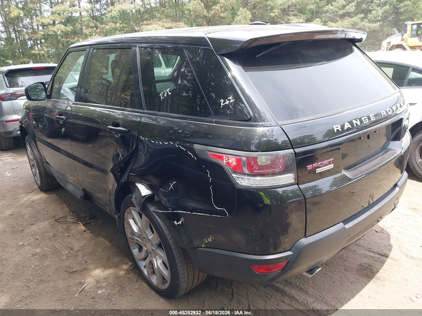 2015 Land rover Range rover sport VIN SALWR2TFXFA609555 IAAI salvage auction — LEFT SIDE, Salvage (Virginia), sold $5,600 on 2026-07-16 (photo 3)