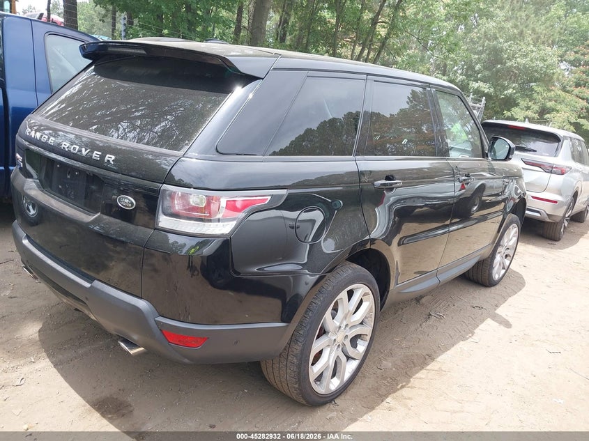 2015 Land rover Range rover sport VIN SALWR2TFXFA609555 IAAI salvage auction — LEFT SIDE, Salvage (Virginia), sold $5,600 on 2026-07-16 (photo 4)