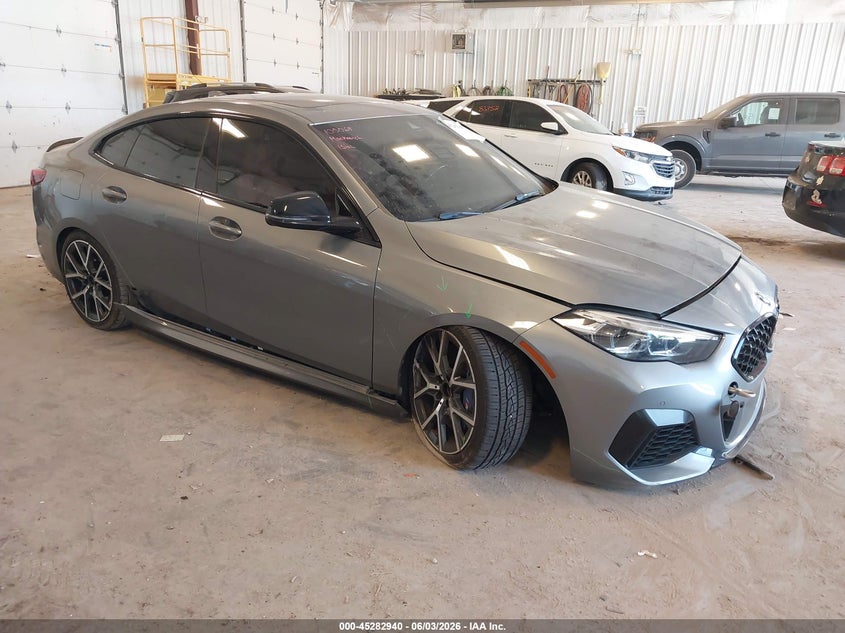 2022 BMW 2er VIN WBA13AL05N7K45241 IAAI salvage auction — SUSPENSION, Clear (Michigan), sold $12,700 on 2026-08-04 (photo 1)