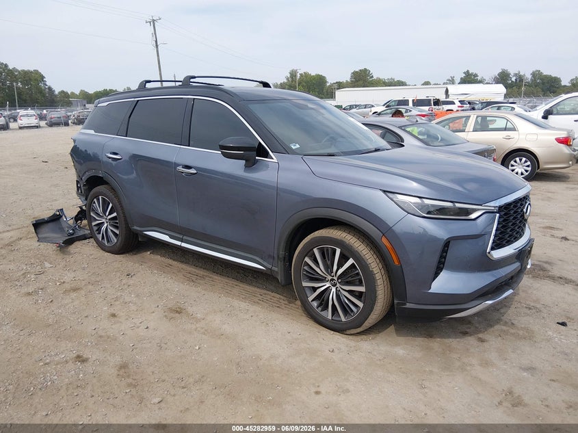 2022 Infiniti Qx60 VIN 5N1DL1HT0NC340778 IAAI salvage auction — REAR END, Salvage Title, sold $13,700 on 2026-07-17 (photo 1)