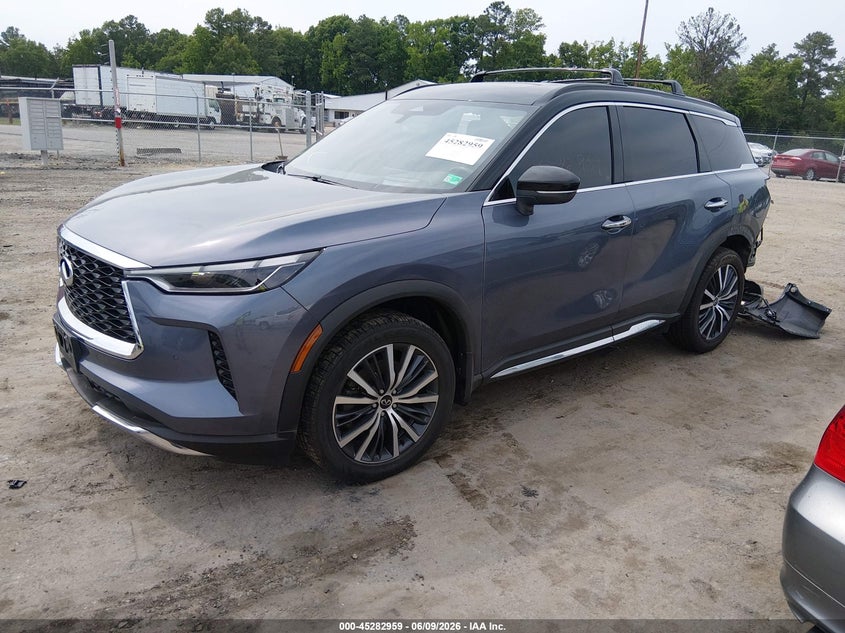 2022 Infiniti Qx60 VIN 5N1DL1HT0NC340778 IAAI salvage auction — REAR END, Salvage Title, sold $13,700 on 2026-07-17 (photo 2)