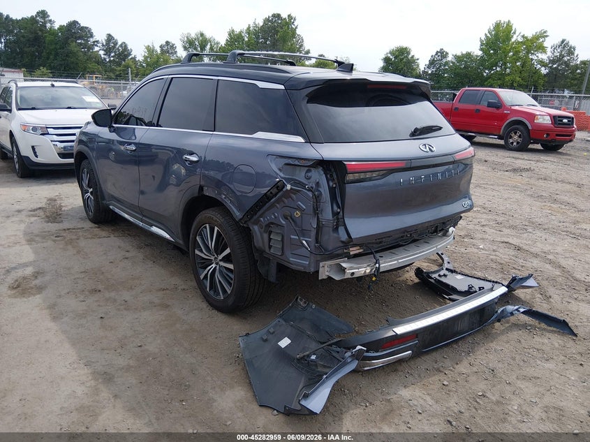 2022 Infiniti Qx60 VIN 5N1DL1HT0NC340778 IAAI salvage auction — REAR END, Salvage Title, sold $13,700 on 2026-07-17 (photo 3)