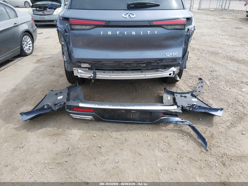 2022 Infiniti Qx60 VIN 5N1DL1HT0NC340778 IAAI salvage auction — REAR END, Salvage Title, sold $13,700 on 2026-07-17 (photo 6)