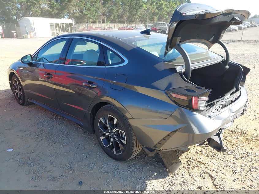 2025 Hyundai Sonata VIN KMHL64JA8SA428966 IAAI salvage auction — REAR END, Salvage Title, sold $8,025 on 2026-07-13 (photo 3)