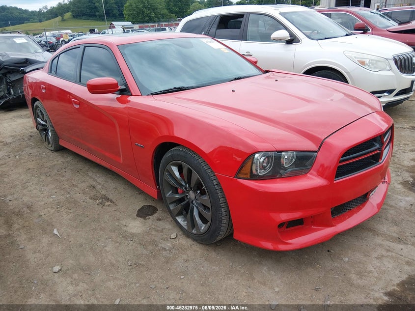 2014 Dodge Charger VIN 2C3CDXEJ1EH250477 IAAI salvage auction — LEFT SIDE, Salvage (West Virginia), sold $7,600 on 2026-08-06 (photo 1)