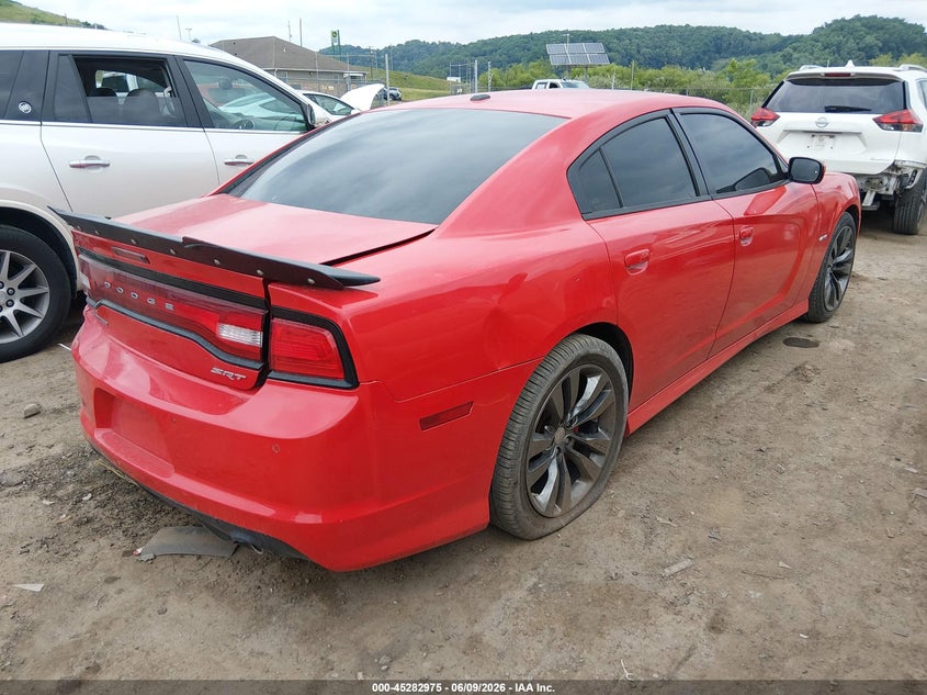 2014 Dodge Charger VIN 2C3CDXEJ1EH250477 IAAI salvage auction — LEFT SIDE, Salvage (West Virginia), sold $7,600 on 2026-08-06 (photo 4)