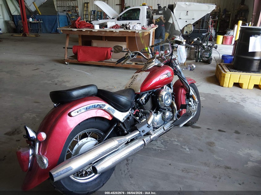 2010 Yamaha Xvs650 VIN JYAVM01E9AA135991 IAAI salvage auction — NORMAL WEAR, Clear (Connecticut), sold $25 on 2026-07-08 (photo 4)