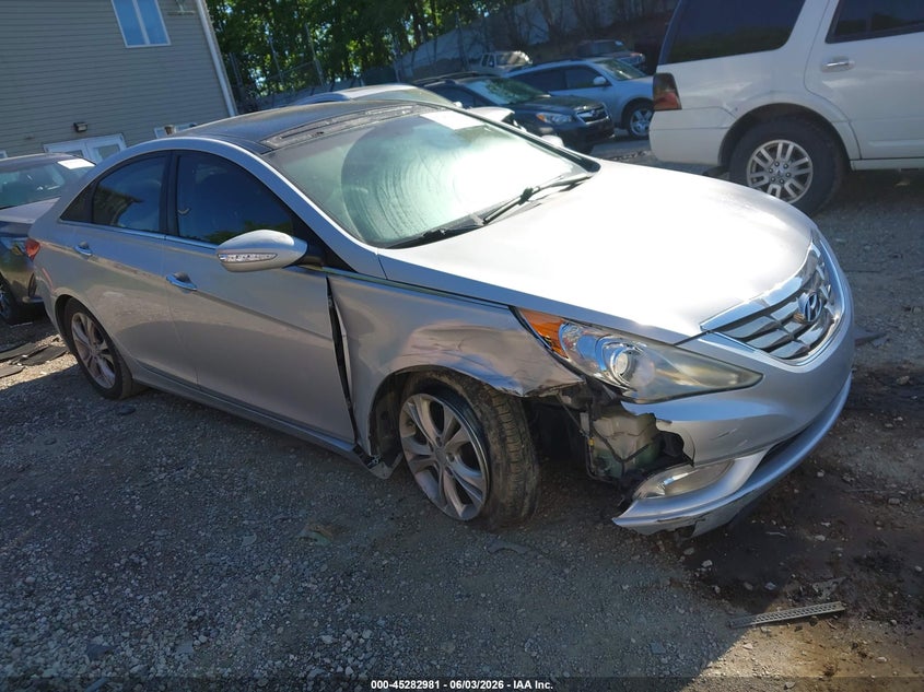 2012 Hyundai Sonata VIN 5NPEC4AC1CH325423 IAAI salvage auction — LEFT & RIGHT, Salvage (Pennsylvania), sold $525 on 2026-07-28 (photo 1)
