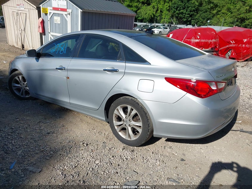 2012 Hyundai Sonata VIN 5NPEC4AC1CH325423 IAAI salvage auction — LEFT & RIGHT, Salvage (Pennsylvania), sold $525 on 2026-07-28 (photo 3)