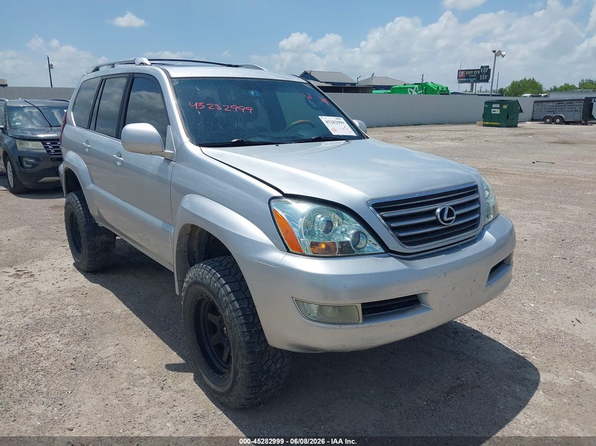 2007 Lexus Gx 470 VIN JTJBT20X770145133 IAAI salvage auction — HAIL, Original (Texas), sold $5,650 on 2026-07-29 (photo 1)