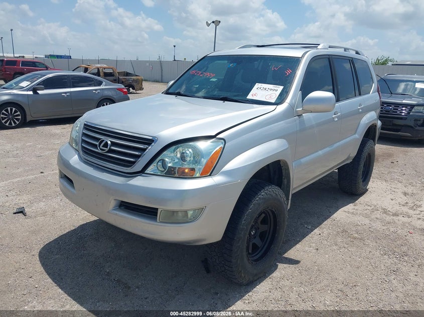 2007 Lexus Gx 470 VIN JTJBT20X770145133 IAAI salvage auction — HAIL, Original (Texas), sold $5,650 on 2026-07-29 (photo 2)