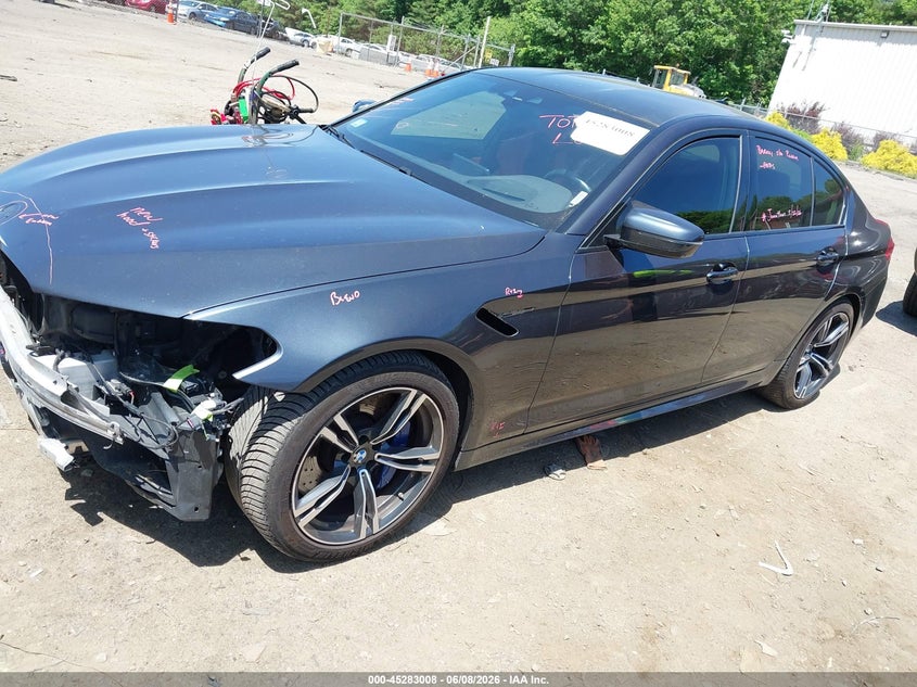 2019 BMW M5 VIN WBSJF0C56KB285507 IAAI salvage auction — FRONT END, Salvage (Massachusetts), sold $17,725 on 2026-08-25 (photo 2)
