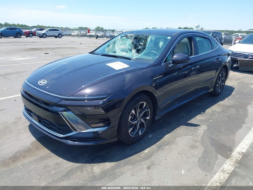 2025 Hyundai Sonata VIN KMHL64JA2SA517268 IAAI salvage auction — ROOF, Salvage Title, sold $11,025 on 2026-07-15 (photo 2)