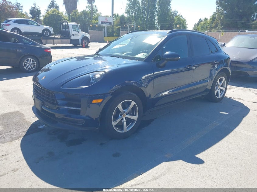 2021 Porsche Macan VIN WP1AA2A50MLB01968 IAAI salvage auction — FRONT & REAR, Salvage Title, sold $14,100 on 2026-08-07 (photo 2)
