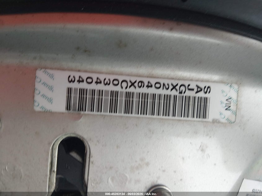 1999 Jaguar Xk VIN SAJGX2046XC034043 IAAI salvage auction — FRONT END, Rebuildable (Florida), sold $425 on 2026-07-16 (photo 9)