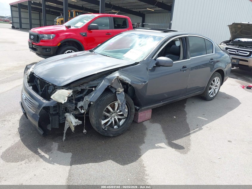 2008 Infiniti G35 VIN JNKBV61E38M229055 IAAI salvage auction — LEFT FRONT, Certificate Of Title (Nebraska), sold $575 on 2026-07-09 (photo 2)
