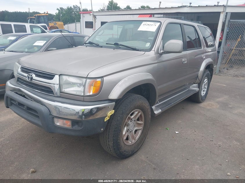 2001 Toyota 4runner VIN JT3GN86R610188713 IAAI salvage auction — NORMAL WEAR, Clear (Mississippi), sold $500 on 2026-07-09 (photo 2)