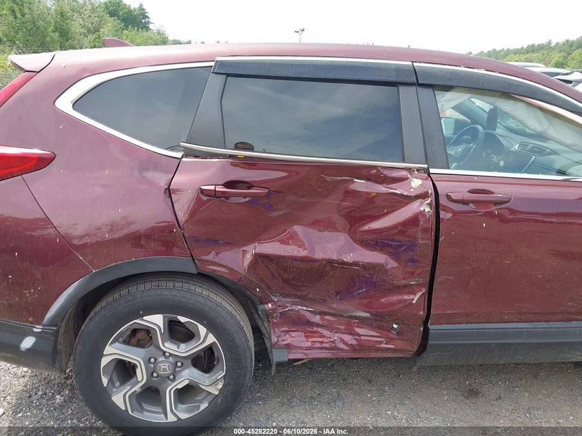 2018 Honda Cr-v VIN 7FARW2H51JE043643 IAAI salvage auction — RIGHT SIDE, Salvage (Massachusetts), sold $7,300 on 2026-07-31 (photo 6)