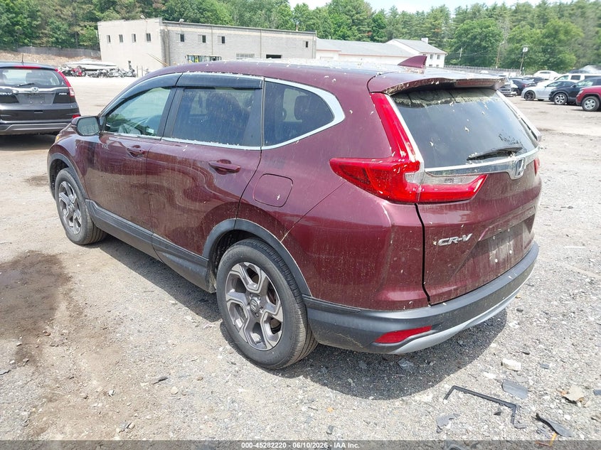 2018 Honda Cr-v VIN 7FARW2H51JE043643 IAAI salvage auction — RIGHT SIDE, Salvage (Massachusetts), sold $7,300 on 2026-07-31 (photo 3)