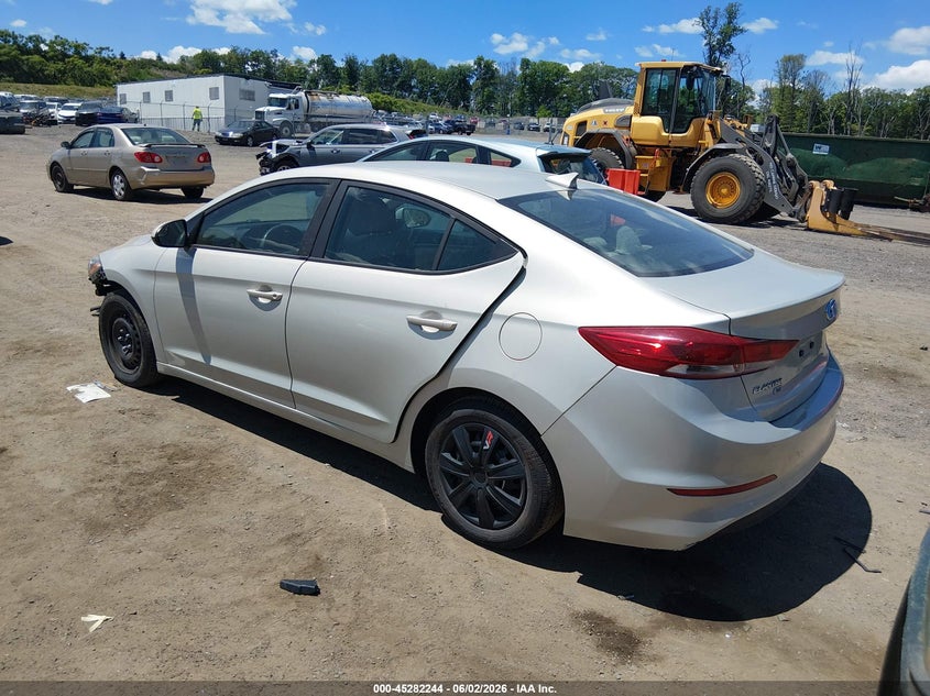 2017 Hyundai Elantra VIN KMHD74LF6HU096589 IAAI salvage auction — NORMAL WEAR, Clear (Pennsylvania), sold $1,125 on 2026-07-09 (photo 3)