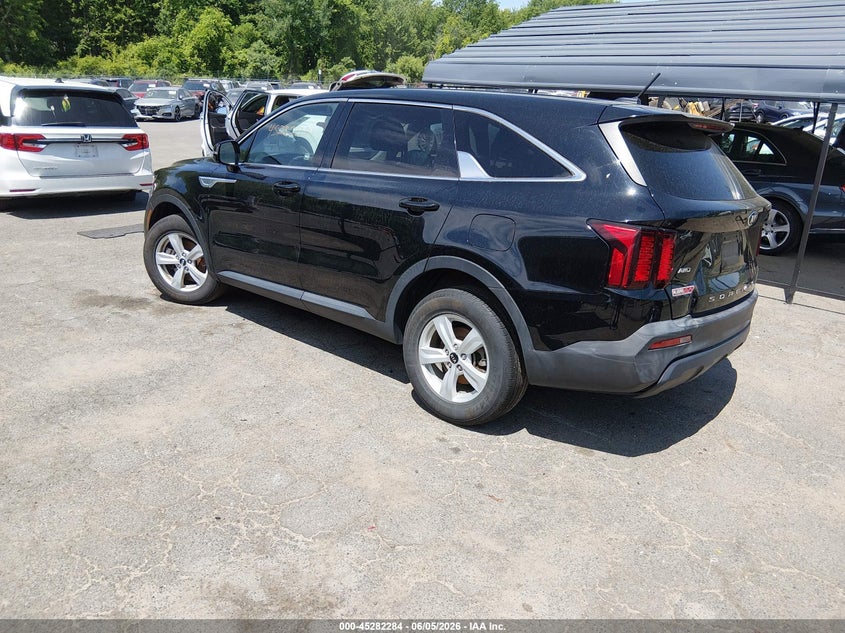 2021 Kia Sorento VIN 5XYRGDLC1MG039731 IAAI salvage auction — RIGHT FRONT, Salvage Title, sold $4,650 on 2026-07-30 (photo 3)