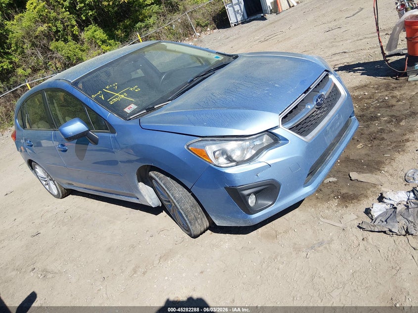 2012 Subaru Impreza VIN JF1GPAE64CH208097 IAAI salvage auction — NORMAL WEAR, Clear (Massachusetts), sold $400 on 2026-07-21 (photo 1)
