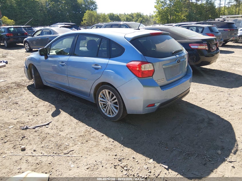 2012 Subaru Impreza VIN JF1GPAE64CH208097 IAAI salvage auction — NORMAL WEAR, Clear (Massachusetts), sold $400 on 2026-07-21 (photo 3)