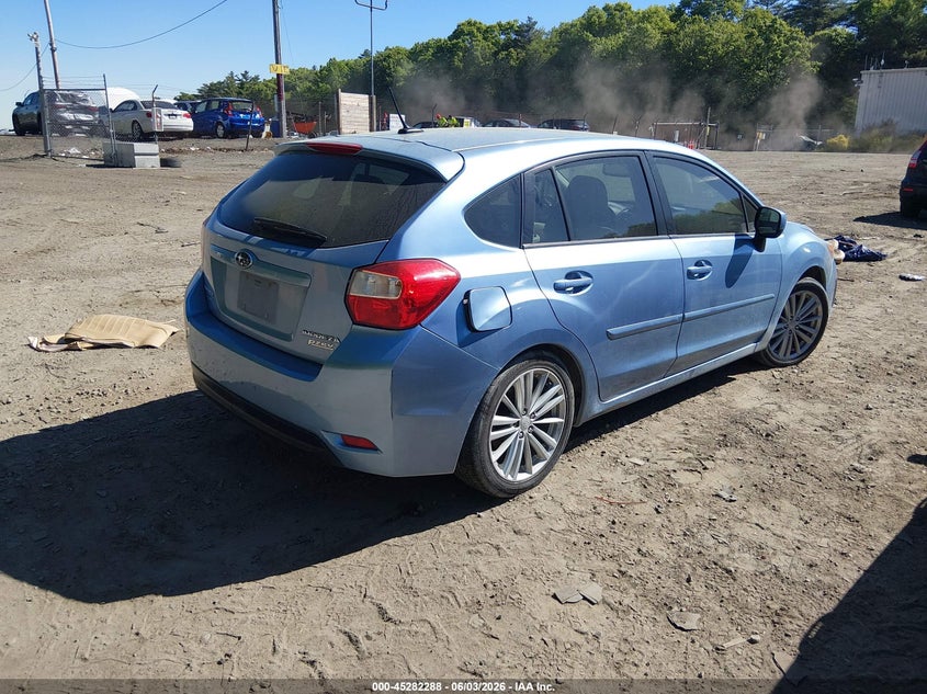 2012 Subaru Impreza VIN JF1GPAE64CH208097 IAAI salvage auction — NORMAL WEAR, Clear (Massachusetts), sold $400 on 2026-07-21 (photo 4)