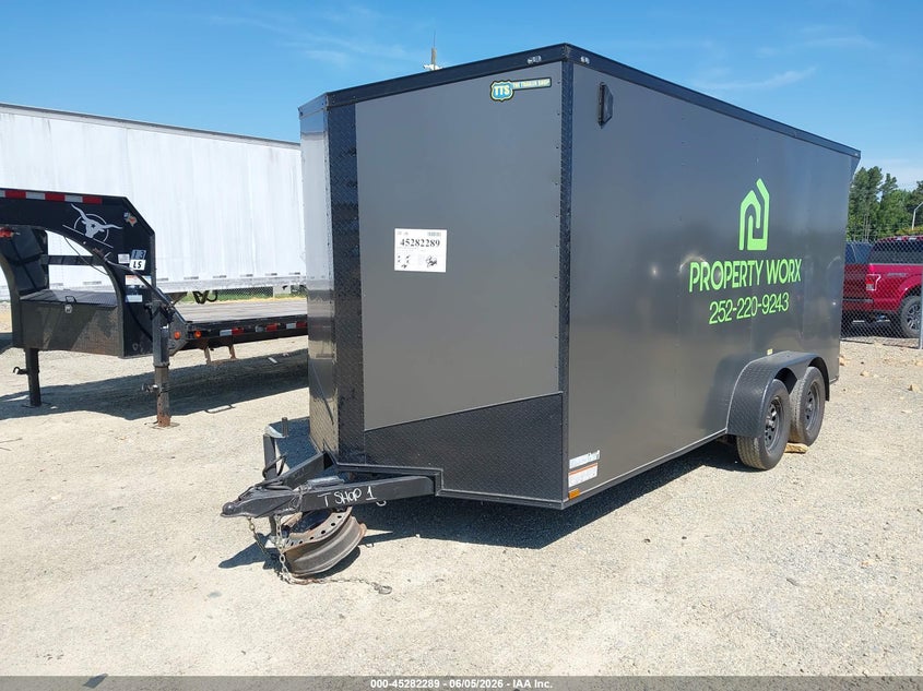 2025 Quality trailer Cargo VIN 50ZBE1160SN064784 IAAI salvage auction — Unknown, Salvage (North Carolina), sold $3,550 on 2026-07-15 (photo 2)