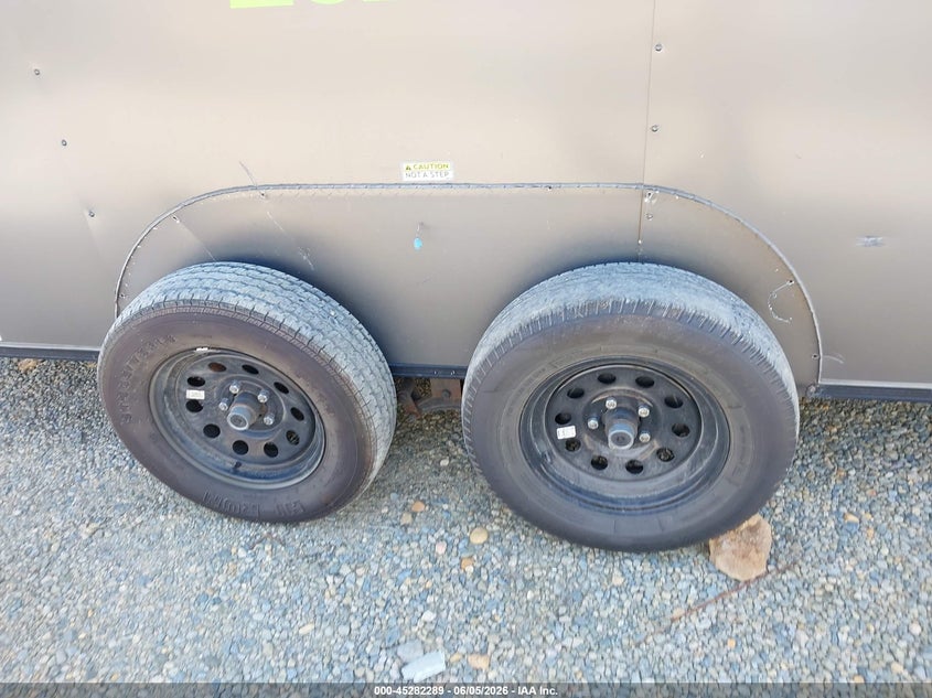 2025 Quality trailer Cargo VIN 50ZBE1160SN064784 IAAI salvage auction — Unknown, Salvage (North Carolina), sold $3,550 on 2026-07-15 (photo 6)