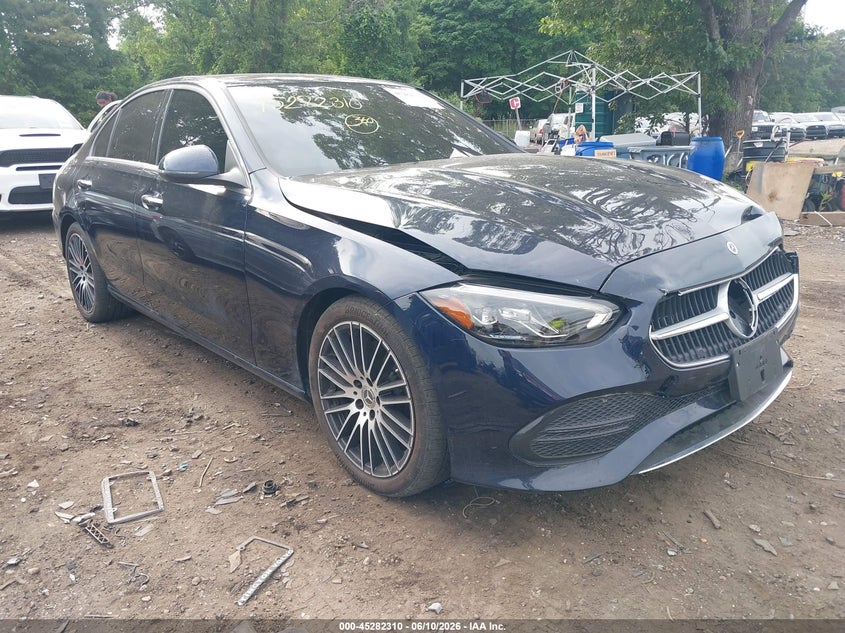 2023 Mercedes-benz C-klasse VIN W1KAF4HB0PR079147 IAAI salvage auction — FRONT & REAR, Salvage Title, sold $15,100 on 2026-07-14 (photo 1)