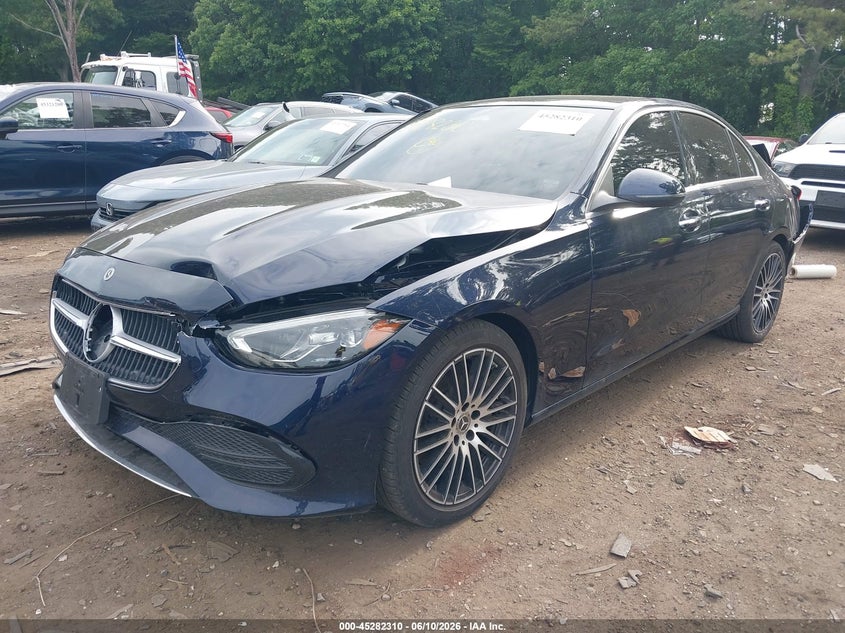 2023 Mercedes-benz C-klasse VIN W1KAF4HB0PR079147 IAAI salvage auction — FRONT & REAR, Salvage Title, sold $15,100 on 2026-07-14 (photo 2)