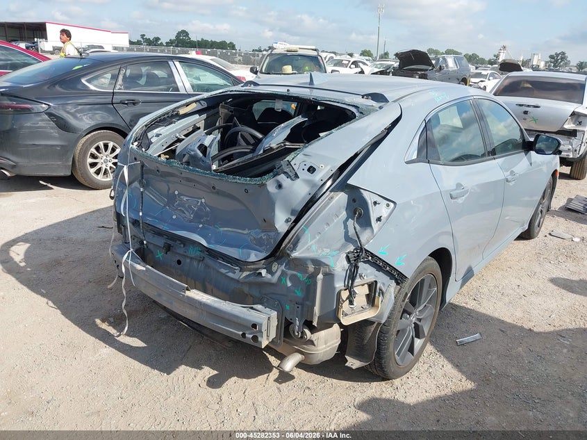 2021 Honda Civic VIN SHHFK7H61MU218590 IAAI salvage auction — REAR END, Salvage Title, sold $6,375 on 2026-07-07 (photo 4)