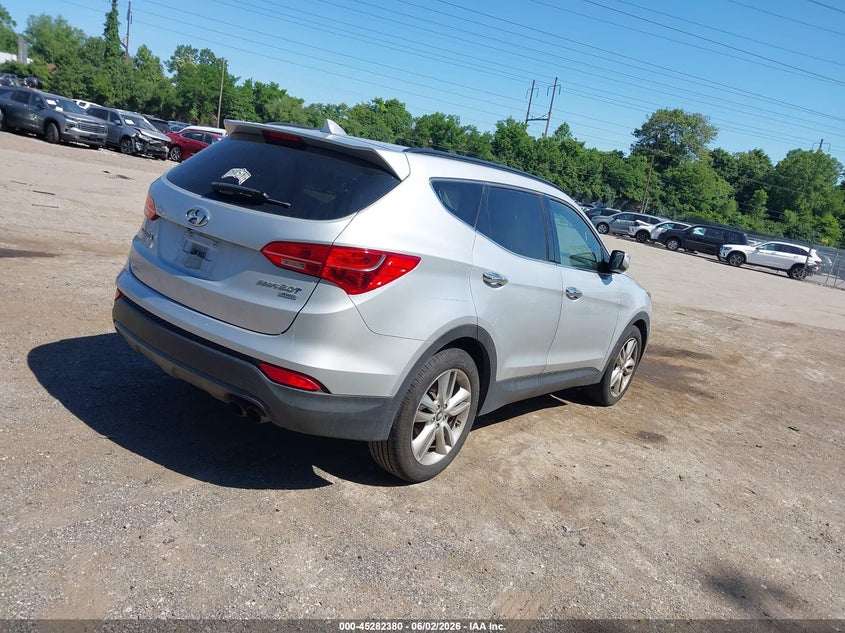 2014 Hyundai Santa fe VIN 5XYZUDLA9EG216969 IAAI salvage auction — NORMAL WEAR, Salvage Title, sold $1,250 on 2026-07-31 (photo 4)