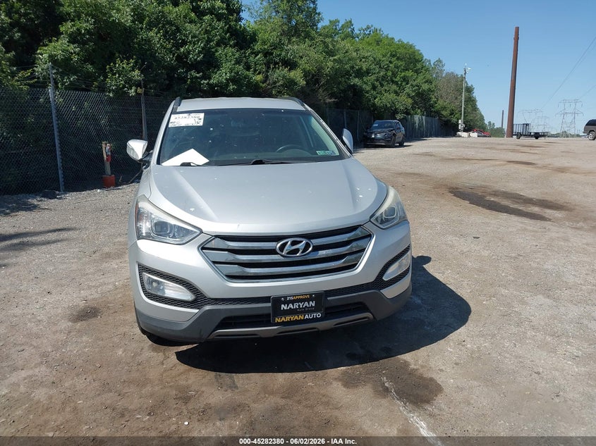 2014 Hyundai Santa fe VIN 5XYZUDLA9EG216969 IAAI salvage auction — NORMAL WEAR, Salvage Title, sold $1,250 on 2026-07-31 (photo 6)
