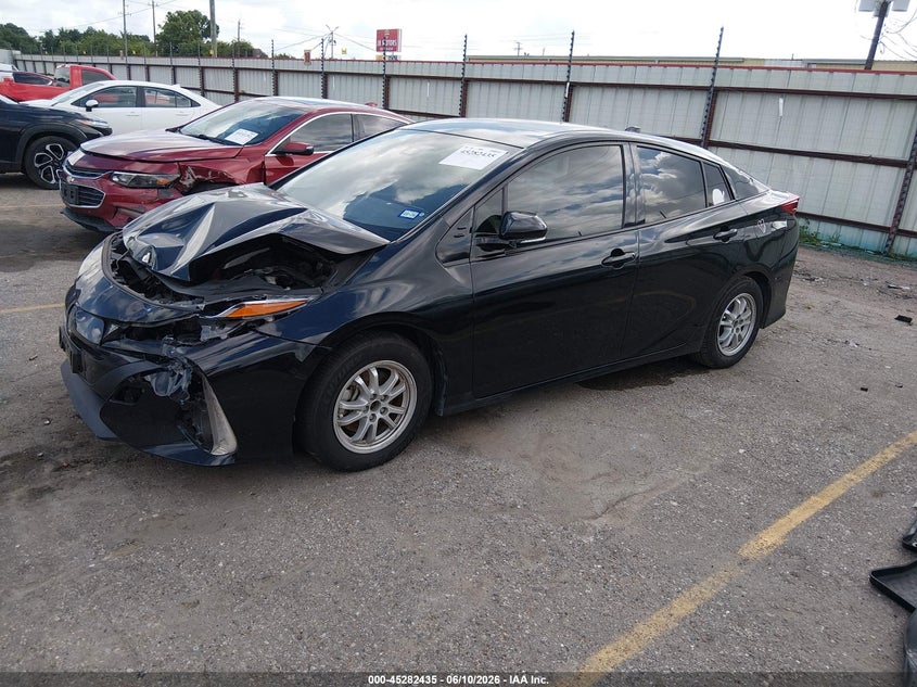 2020 Toyota Prius VIN JTDKARFP1L3145341 IAAI salvage auction — FRONT END, Original (Texas), sold $6,200 on 2026-08-02 (photo 2)