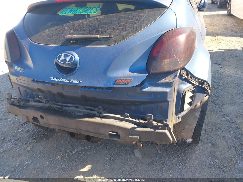 2016 Hyundai Veloster VIN KMHTC6AE2GU260254 IAAI salvage auction — REAR END, Salvage Title, sold $825 on 2026-07-21 (photo 6)