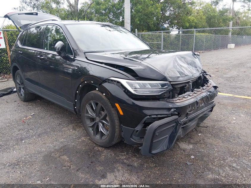 2023 Volkswagen Tiguan VIN 3VVNB7AX8PM094254 IAAI salvage auction — FRONT END, Salvage Title, sold $8,150 on 2026-07-29 (photo 1)
