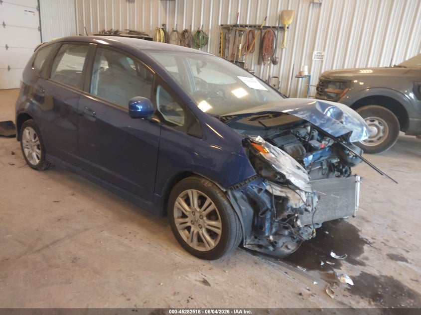 2009 Honda Fit VIN JHMGE88439S049053 IAAI salvage auction — FRONT END, Clear (Michigan), sold $425 on 2026-07-07 (photo 1)