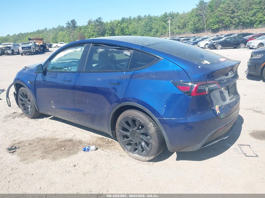 2022 Tesla Model y VIN 7SAYGAEE4NF314416 IAAI salvage auction — FRONT END, Salvage (Massachusetts), sold $8,975 on 2026-08-01 (photo 3)