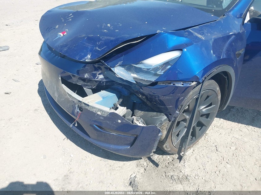 2022 Tesla Model y VIN 7SAYGAEE4NF314416 IAAI salvage auction — FRONT END, Salvage (Massachusetts), sold $8,975 on 2026-08-01 (photo 6)
