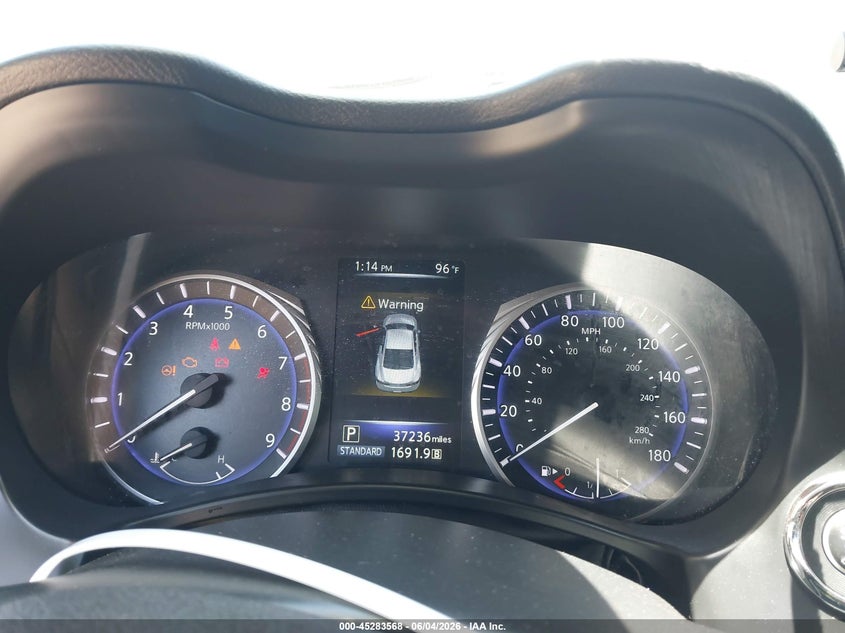 2017 Infiniti Q60 VIN JN1EV7EK3HM360851 IAAI salvage auction — FRONT END, Salvage Title, sold $3,250 on 2026-07-21 (photo 7)