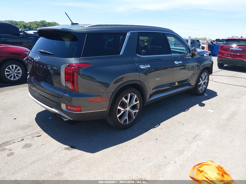 2020 Hyundai Palisade VIN KM8R44HE7LU054634 IAAI salvage auction — FRONT END, Salvage Title, sold $3,450 on 2026-07-28 (photo 4)