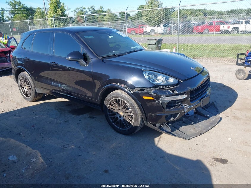 2017 Porsche Cayenne VIN WP1AA2A24HKA80415 IAAI salvage auction — FRONT END, Salvage (Virginia), sold $25 on 2026-08-08 (photo 1)