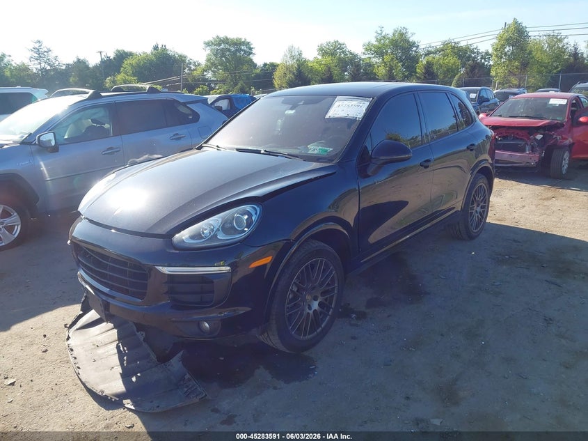2017 Porsche Cayenne VIN WP1AA2A24HKA80415 IAAI salvage auction — FRONT END, Salvage (Virginia), sold $25 on 2026-08-08 (photo 2)