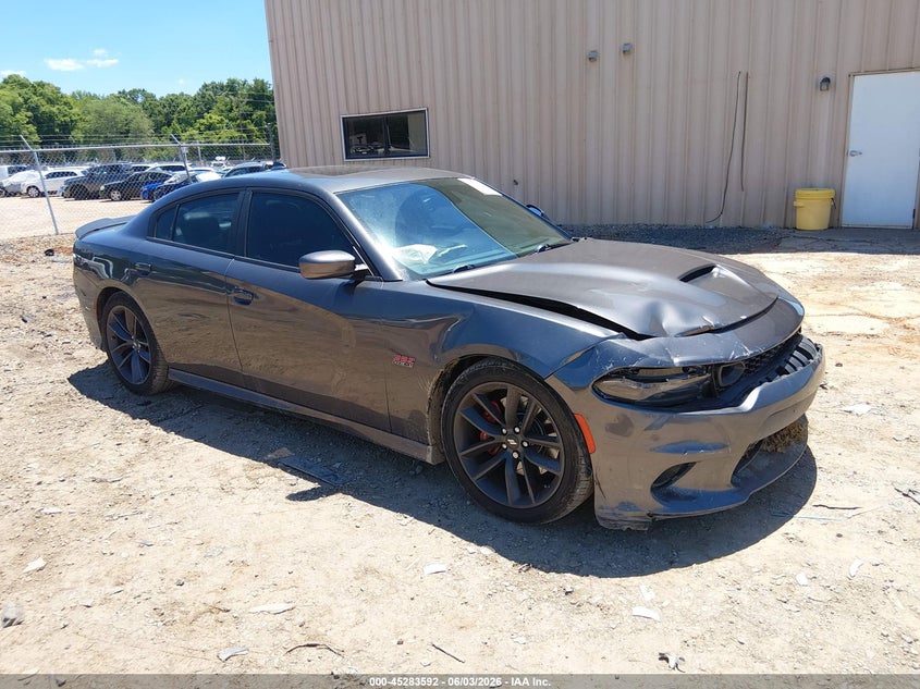 2019 Dodge Charger VIN 2C3CDXGJXKH622083 IAAI salvage auction — FRONT END, Salvage Title, sold $8,200 on 2026-07-30 (photo 1)