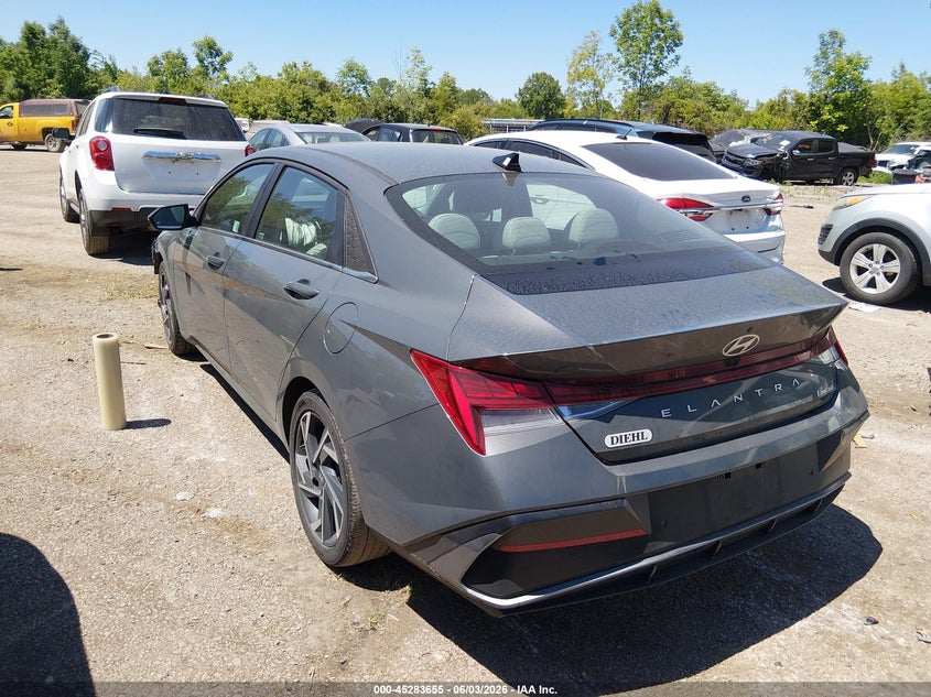 2024 Hyundai Elantra VIN KMHLP4DG9RU740428 IAAI salvage auction — FRONT END, Salvage Title, sold $2,000 on 2026-07-28 (photo 3)