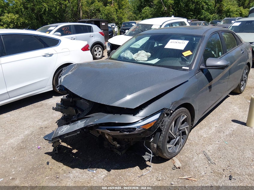 2024 Hyundai Elantra VIN KMHLP4DG9RU740428 IAAI salvage auction — FRONT END, Salvage Title, sold $2,000 on 2026-07-28 (photo 6)