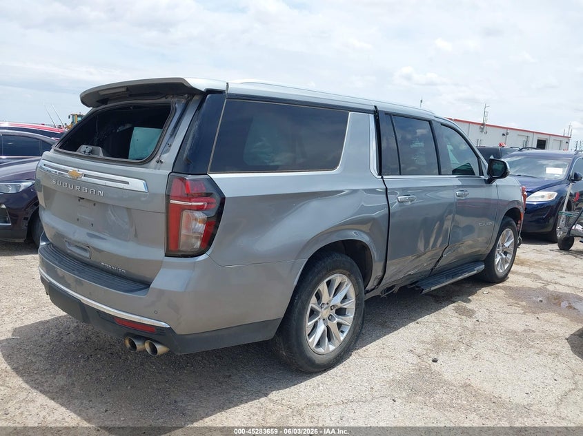 2023 Chevrolet Suburban VIN 1GNSCFKD9PR527745 IAAI salvage auction — ROLLOVER, Salvage (Texas), sold $8,300 on 2026-07-28 (photo 4)