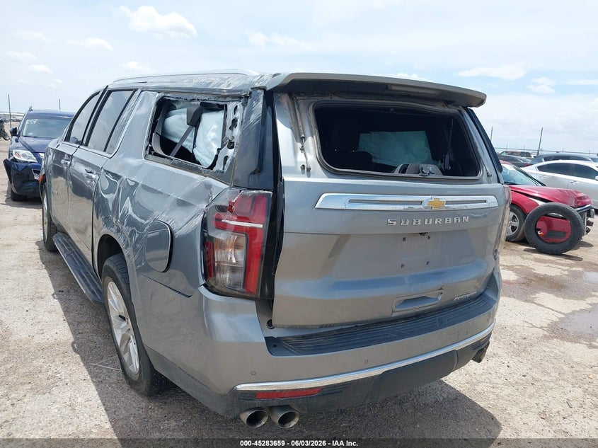 2023 Chevrolet Suburban VIN 1GNSCFKD9PR527745 IAAI salvage auction — ROLLOVER, Salvage (Texas), sold $8,300 on 2026-07-28 (photo 6)